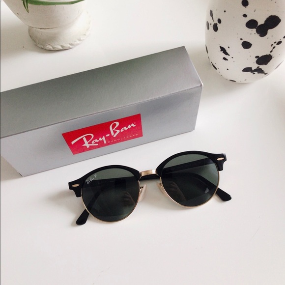 ray ban clubround classic polarized